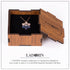 LADORIN Snowflake Necklace - 925 Sterling Silver Necklace with Special Wooden Gift Box